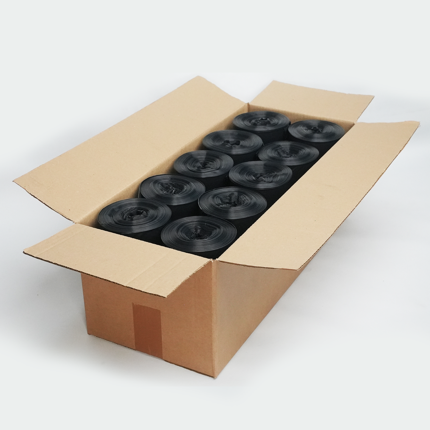 Black Bin Bags 50’s (10 rolls in a box)